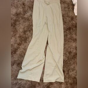 Elegant light green Women's tall trouser pants
